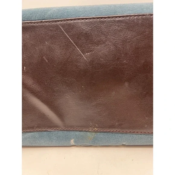 VINTAGE JUICY COUTURE BOWLER BAG * RARE BLUE VELVET *